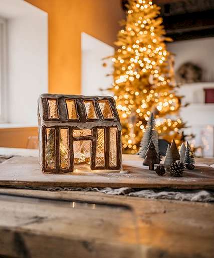 York greenhouse transformed into a gingerbread house