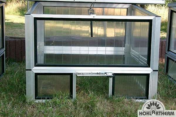 Thermo Flora cold frame with substructure and swing flap