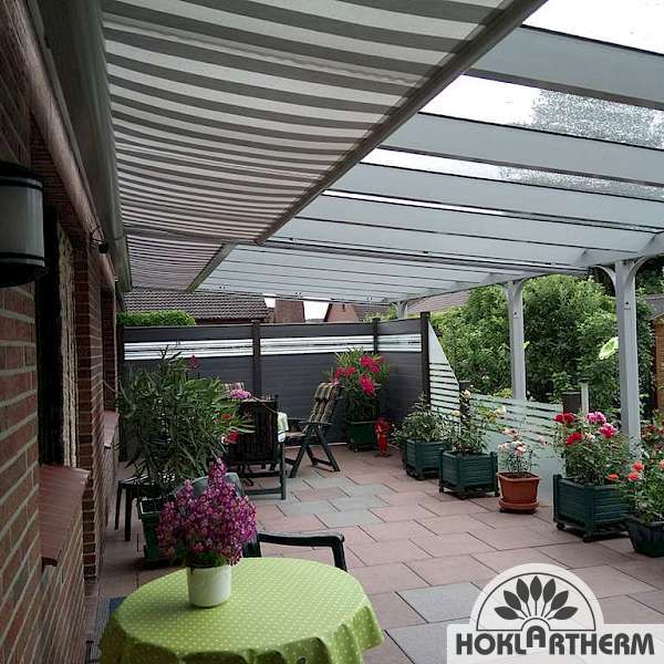 Shading patio roof