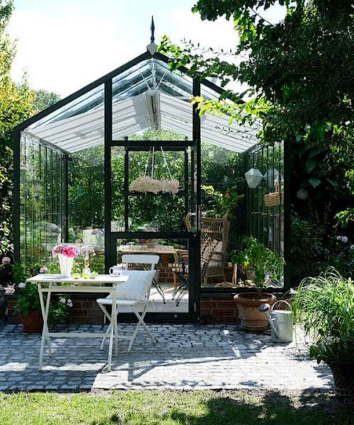 Cozy interior atmosphere in the York greenhouse