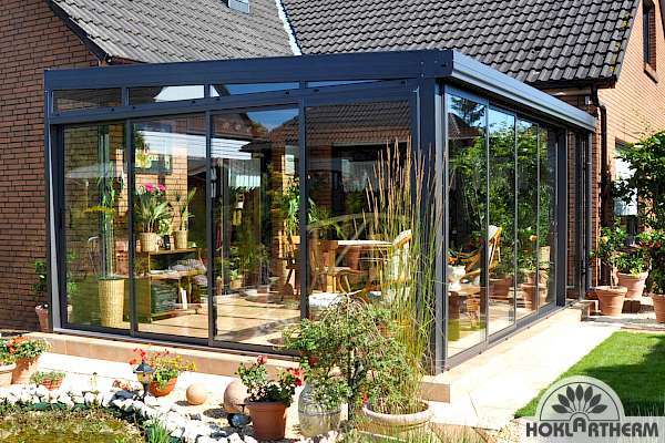 Premium attached greenhouse Florenz