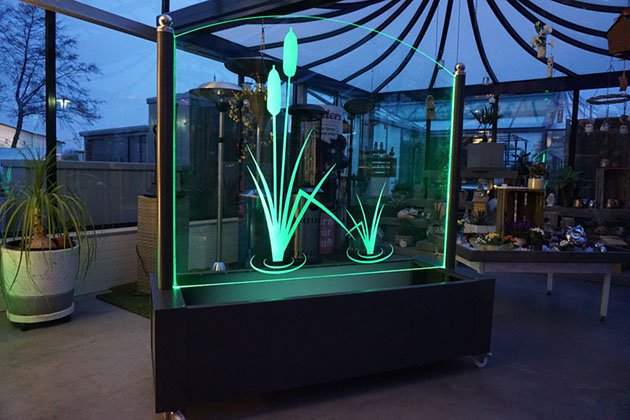 Hochbeet 'Flower-Line' mit LED Beleuchtung