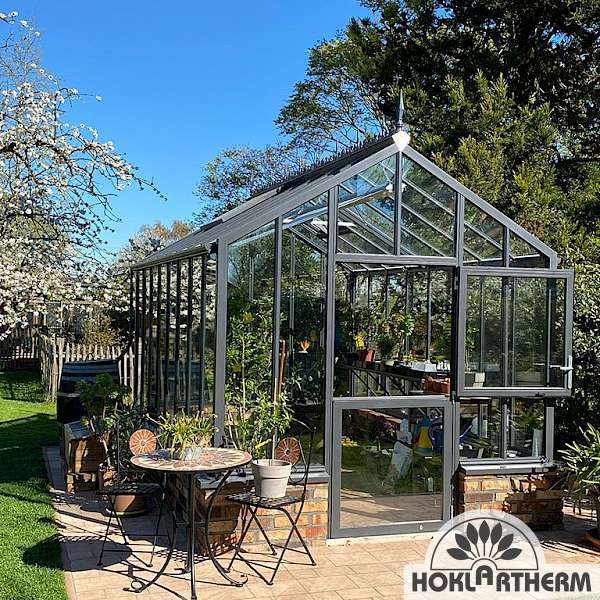 Greenhouse BioTop in anthracite gray,