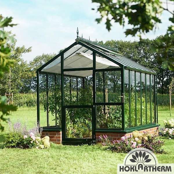 Bio-Top t-line greenhouse with base construction