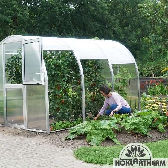 Small greenhouse - sliding side elements