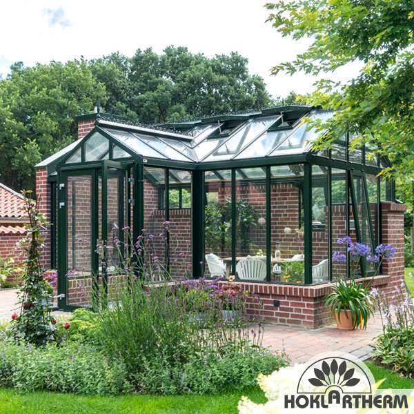 Yrok TH greenhouse converted into a conservatory