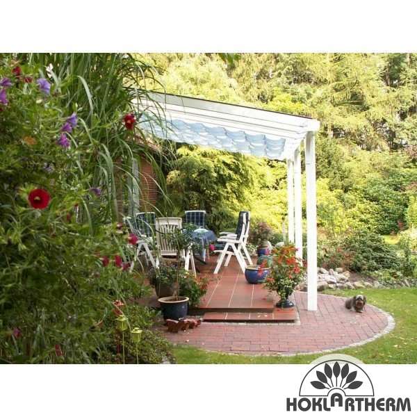 Ammerland patio cover in the garden