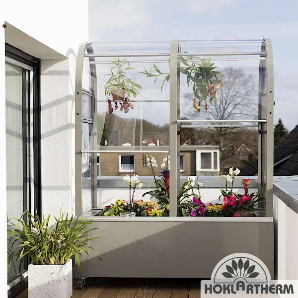 Urban gardening mit dem Balkon-Gewächshaus 
